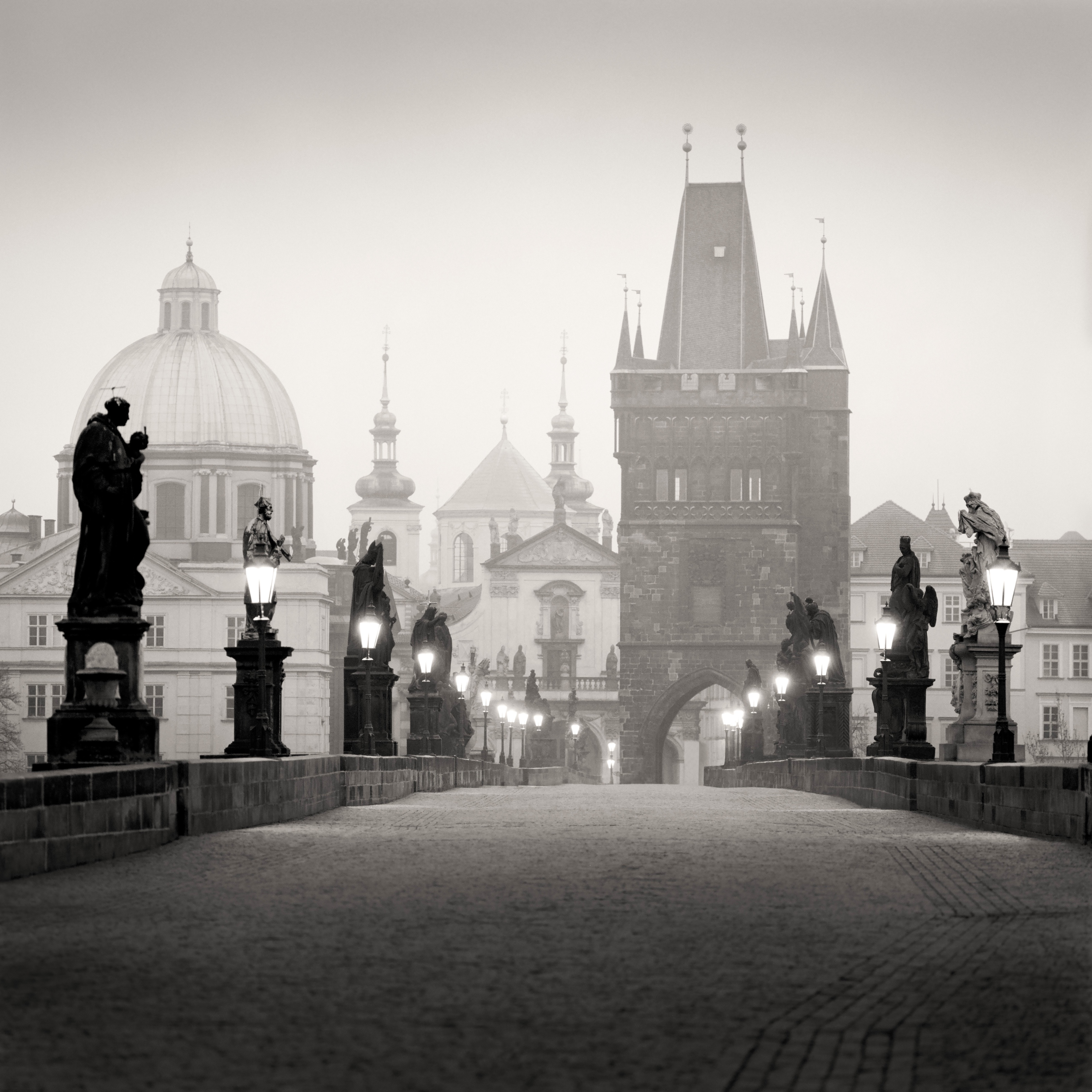 November Morning, Charles Bridge, Prague